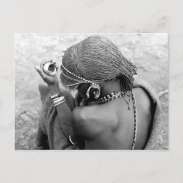 Kenya Maasai Warrior Moran Briefkaart