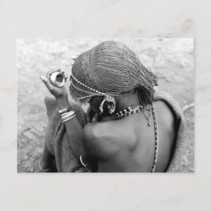 Kenya Maasai Warrior Moran Briefkaart