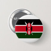 Kenya National Flag Ronde Button 5,7 Cm (Voorkant /achterkant)
