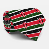Kenya National Flag Stropdas (Opgerold)