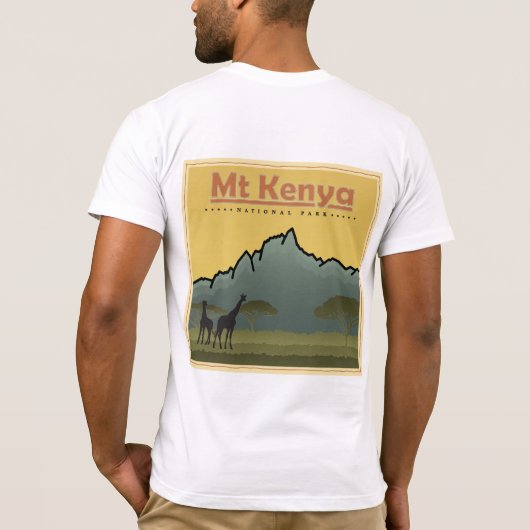 Kenya National Park T-Shirt (Achterkant)