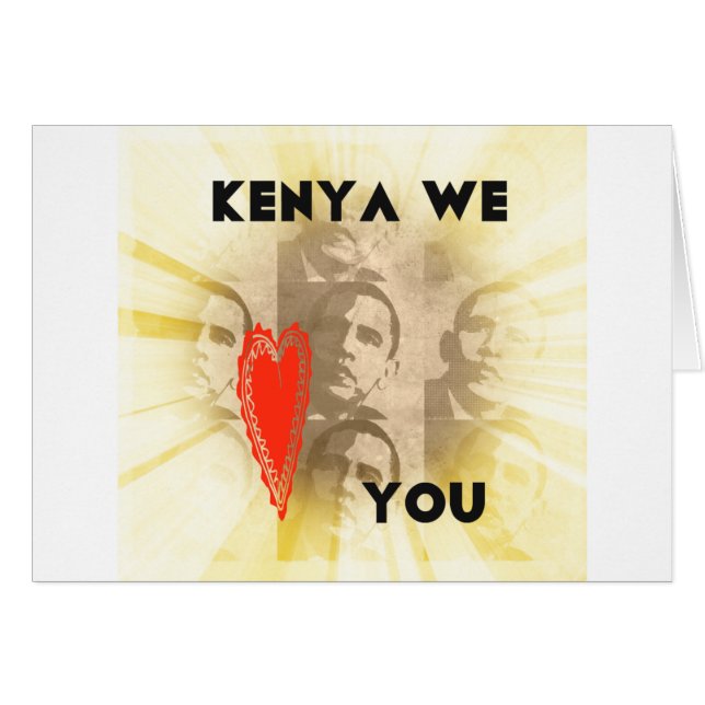 Kenya Nous Vous Aimons (Devant horizontal)