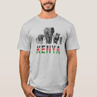 Kenya Pride Big 5 Wildlife voor Kenia Fans T-shirt