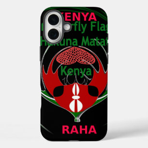 Kenya Raha Hakuna Matata iPhone 16 Plus Hoesje