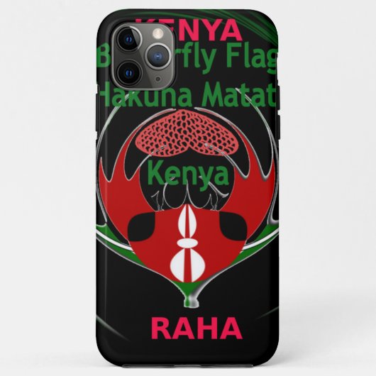 Kenya Raha Hakuna Matata.jpg Case-Mate iPhone Case (Achterkant)