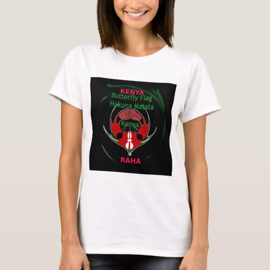 Kenya Raha Hakuna Matata.jpg T-shirt (Voorkant)
