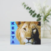 Kenya safari briefkaart (Staand voorkant)