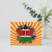 Kenya Star Briefkaart (Staand voorkant)