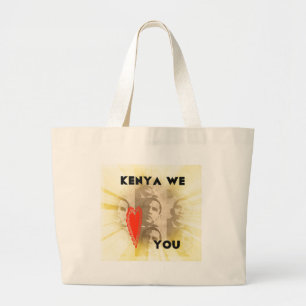 Kenya We houden van je Grote Tote Bag
