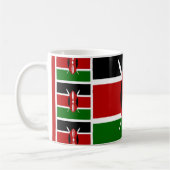 Kenyan Flag Coffee Mok Patriotic Kenya Tea Cup (Links)