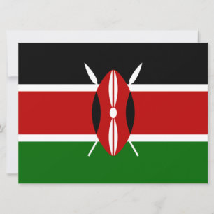 Kenyan Flag (Kenia) Kaart