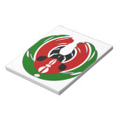 Kenyan Flag Notitieblok (Gedraaid)