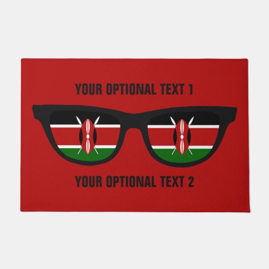 Kenyan Shades aangepaste deurmatten (Voorkant)