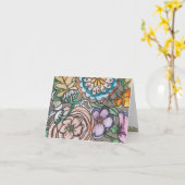 Kenzie Note Card Kaart (Gele Bloem)