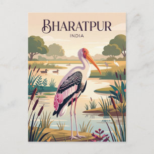 Keoladeo Nationaal Park India Briefkaart