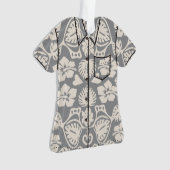 Keoni Hawaiian Monstera Leaf Damask Aloha Shirt (devant)