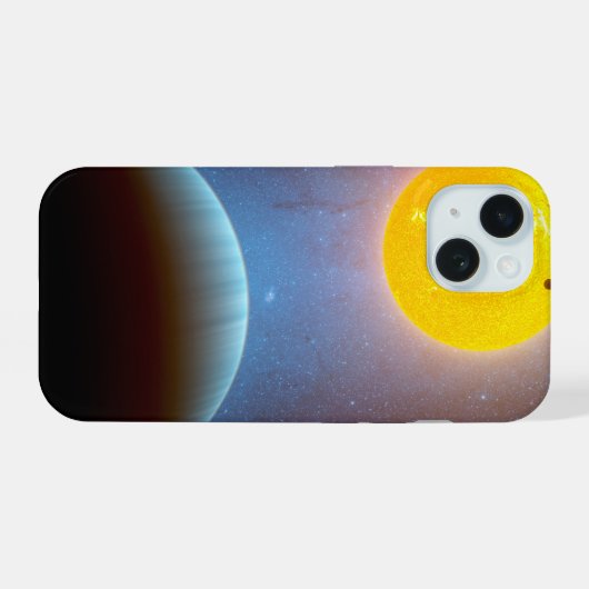 Kepler-10 Sterrensysteem. iPhone 15 Hoesje (Achterkant horizontaal)