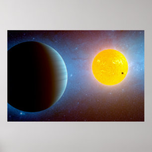 Kepler-10 Sterrensysteem. Poster