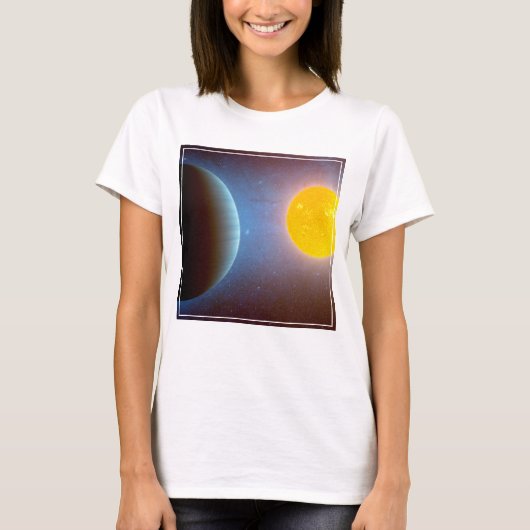 Kepler-10 Sterrensysteem. T-shirt (Voorkant)