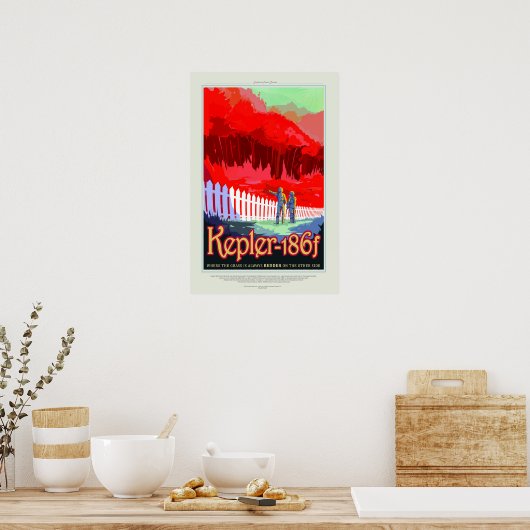 Kepler 16b, affiche de voyage (Cuisine)