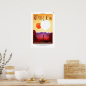 Kepler-16b Poster (Keuken)
