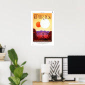 Kepler-16b Poster (Thuiskantoor)