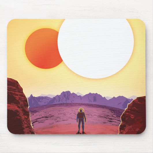 « Kepler-16b » – Tapis de souris Visions du futur (Devant)
