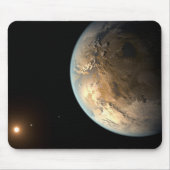 Kepler-186f draait om een verre ster. muismat (Voorkant)