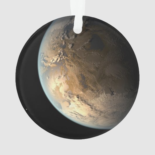 Kepler-186f Orbitant Une Étoile Éloignée. (dos)