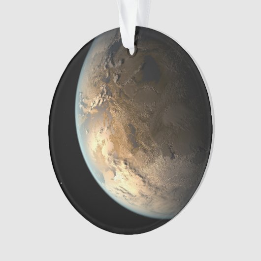 Kepler-186f Orbitant Une Étoile Éloignée. (devant)