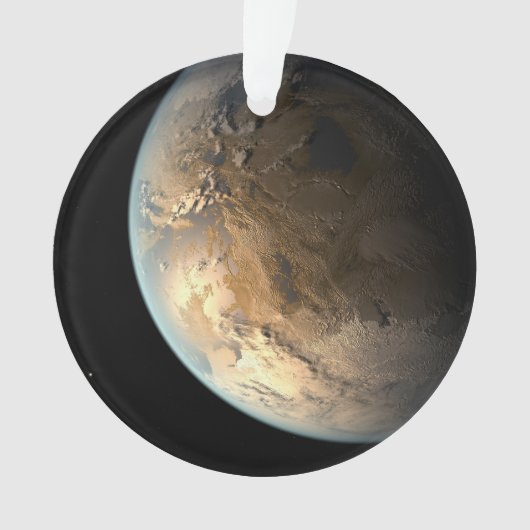 Kepler-186f Orbitant Une Étoile Éloignée. (devant)