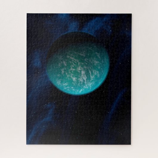 Kepler 22b, een exoplaneet. legpuzzel (Verticaal)