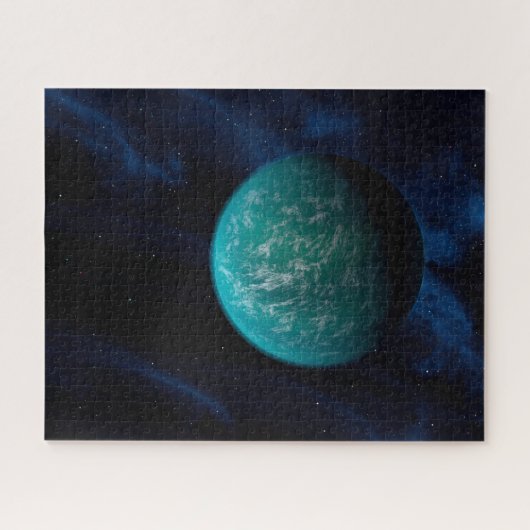 Kepler 22b, een exoplaneet. legpuzzel (Horizontaal)