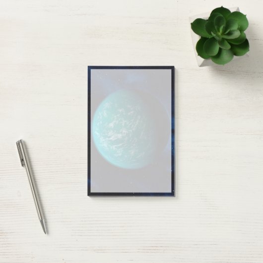 Kepler 22b, een exoplaneet. post-it® notes (Kantoor)