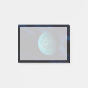 Kepler 22b, een exoplaneet. post-it® notes