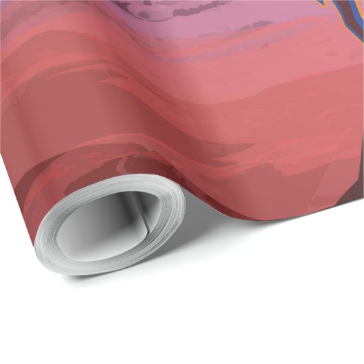 Kepler Ruimtereis Bestemming Planeet Avontuur Cadeaupapier (Rol Hoek)