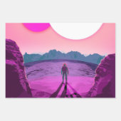 Kepler Ruimtereis Bestemming Planeet Avontuur Inpakpapier Vel (Voorkant 2)