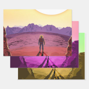 Kepler Ruimtereis Bestemming Planeet Avontuur Inpakpapier Vel