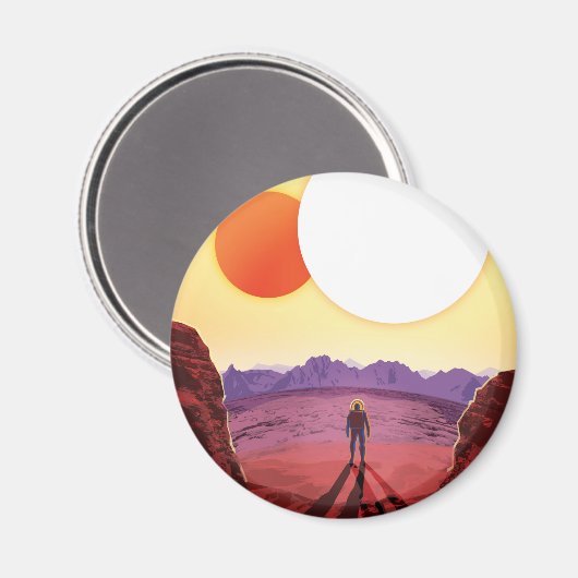 Kepler Ruimtereis Bestemming Planeet Avontuur Magneet (Voorkant / Achterkant)