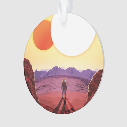 Kepler Ruimtereis Bestemming Planeet Avontuur Ornament (voorkant)