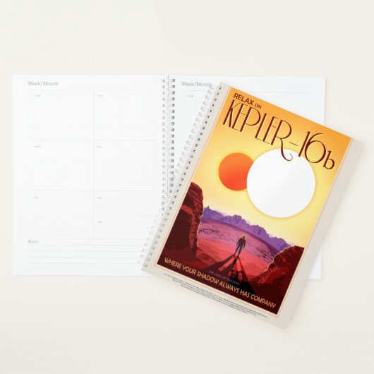 Kepler Ruimtereis Bestemming Planeet Avontuur Planner (Display)