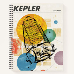 Kepler-ruimtetelescoop Poster. Notitieboek
