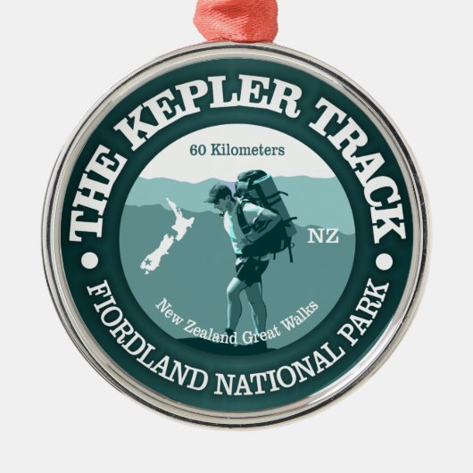 Kepler Track (T) Metalen Ornament (Voorkant)