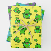 Keppe the Frog Wrapping Paper (In situ)