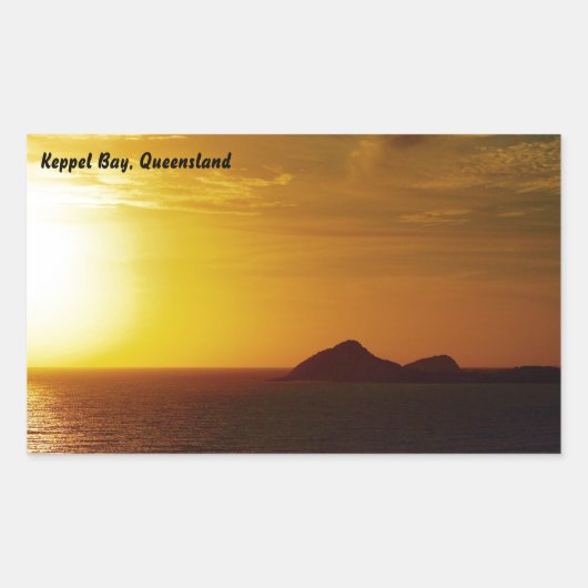 Keppel Bay sunrise sticker (Voorkant)