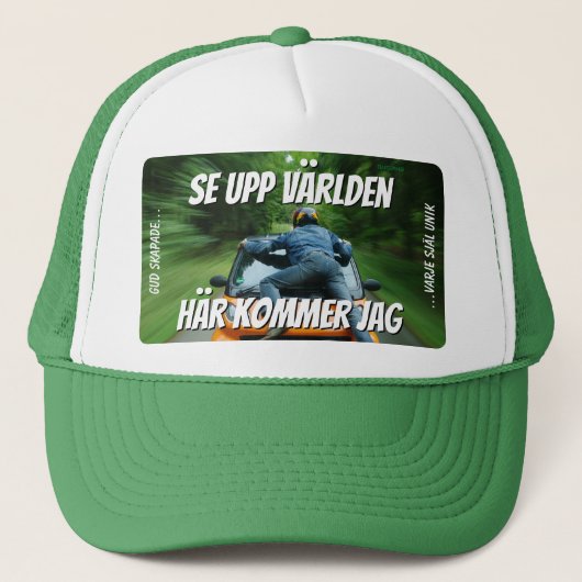 Keps — Se upp världen Trucker Pet (Voorkant)