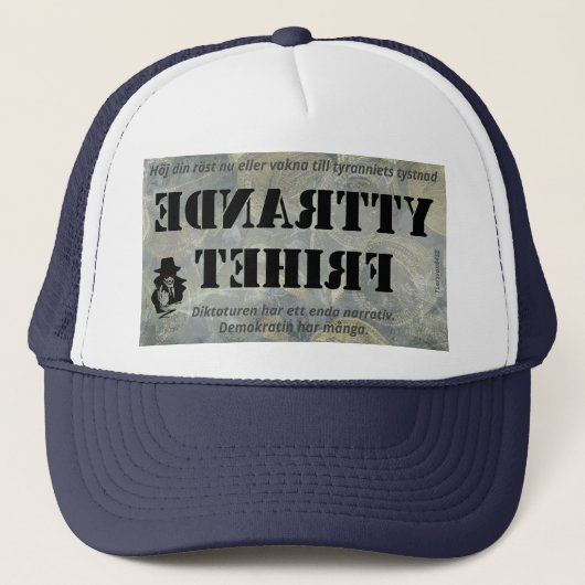 Keps - Yttrandefrihet Trucker Pet (Voorkant)
