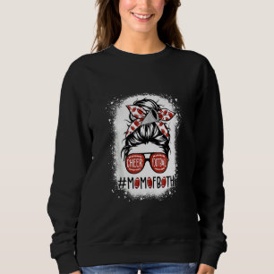 Ker Football Cheerlead mama van beide Messy Hair Trui