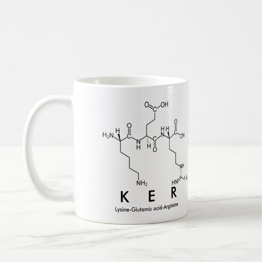 Ker peptide nom mug (Gauche)