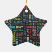 Ker-termen op het alkbord keramisch ornament (Achterkant)